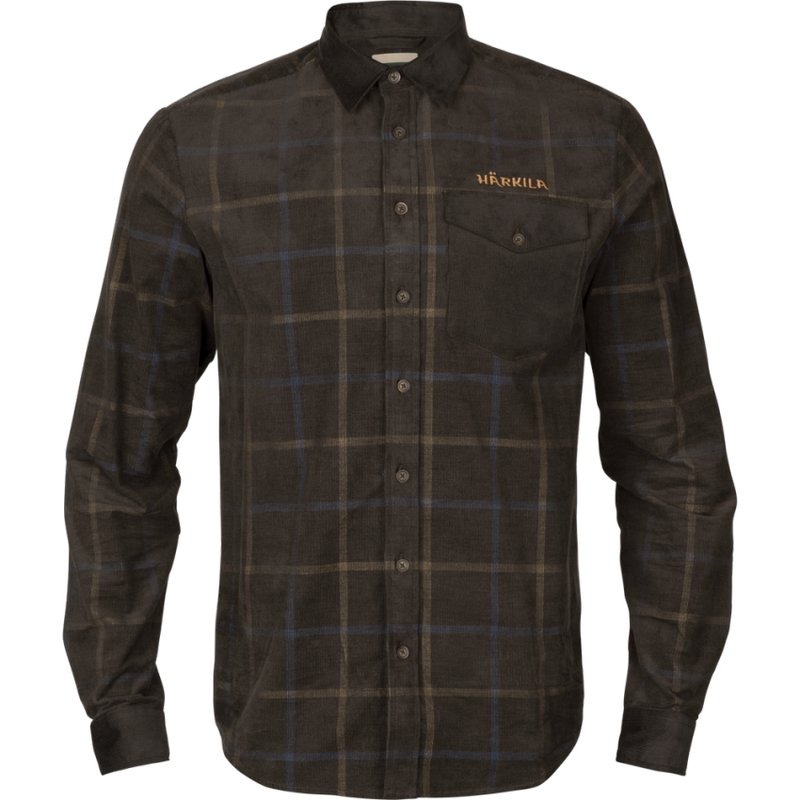 Kaldfjord corduroy check shirt