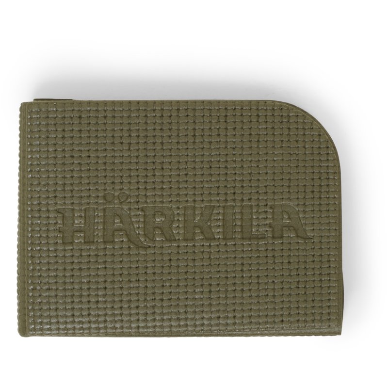 Seating pad foldable in foam