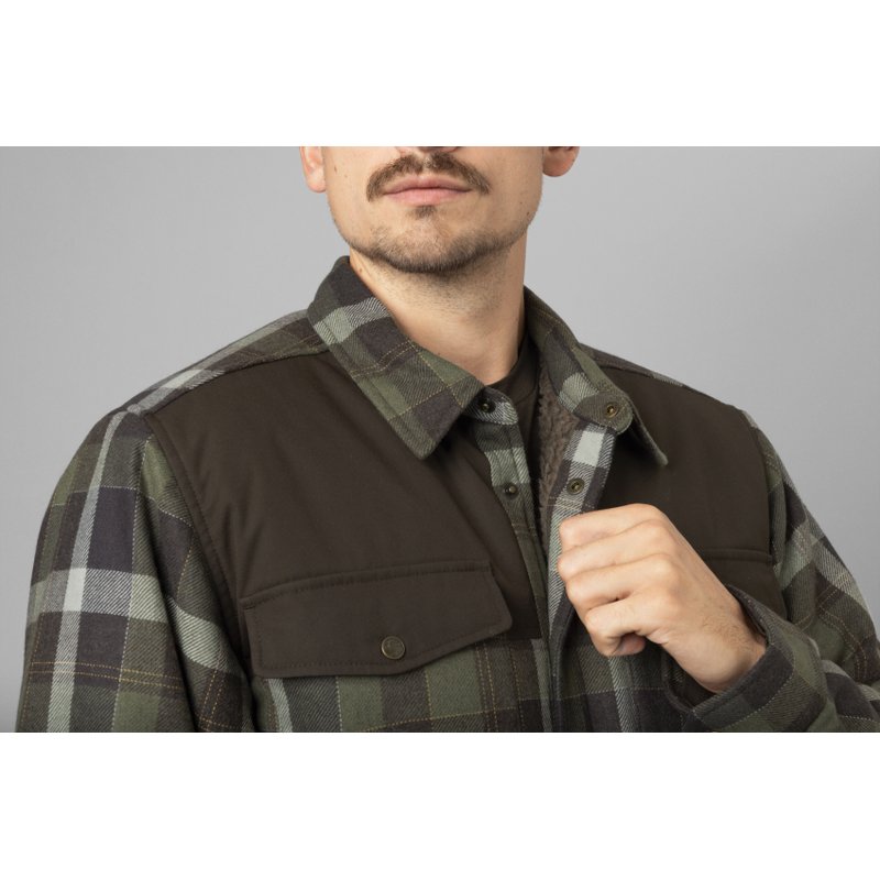 Asmund Insulated wool shirt jacket